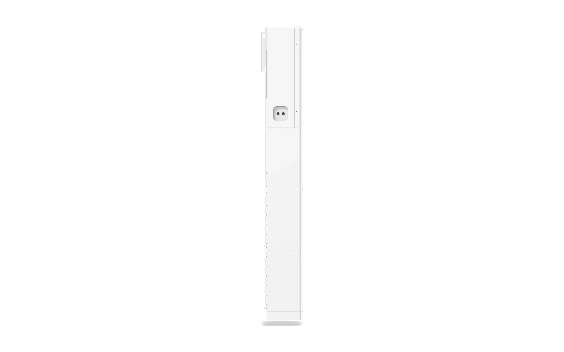 Zijaanzicht van de HYXi HTA: 200 mm diep